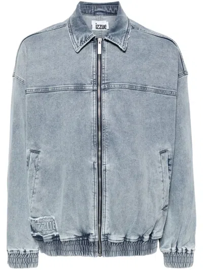 Izzue Oversized Denim Jacket In Blue