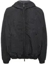 Izzue Panelled Hooded Jacket In Black