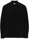 Izzue Panelled Shirt Jacket In Black