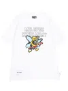 Izzue Pixelated-print Cotton T-shirt In White