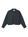 Izzue Pleated-panel Shirt In Black