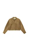 Izzue Pleated-detail Oversized Jacket In Multi