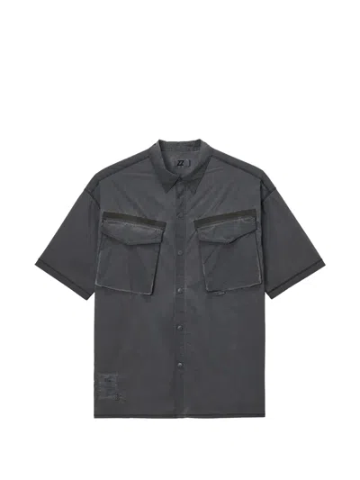 Izzue Pocket Shirt In Gray