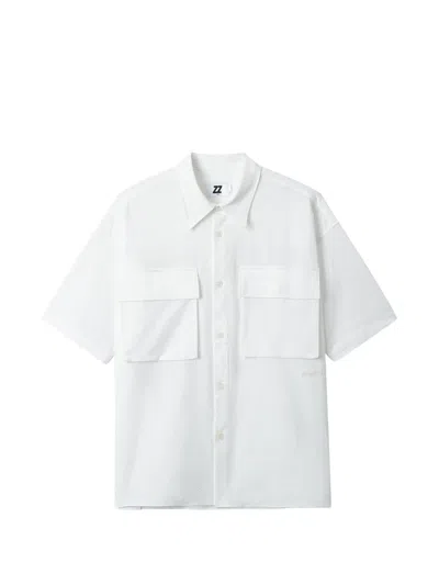 Izzue Pockets Shirt In White