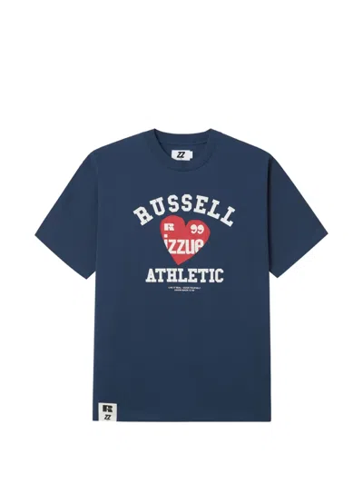 Izzue Print T-shirt In Blue