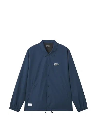 Izzue Printed Jacket In Blue