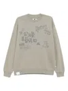 Izzue Printed Sweatshirt In Gray