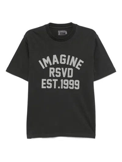 Izzue Printed T-shirt In Black