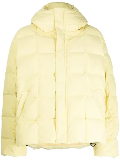 Izzue Quilted Padded Jacket In Yellow
