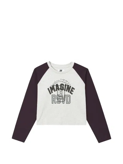 Izzue Raglan-sleeve Graphic-print T-shirt In Multi