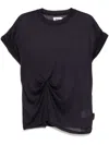 Izzue Gerafftes T-shirt In Blau