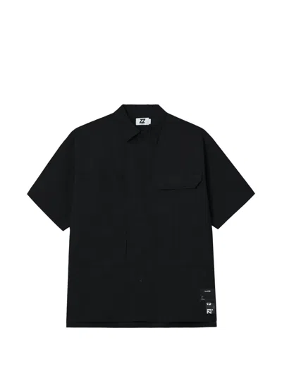 Izzue Short Sleeve Pocket Shirt In Black