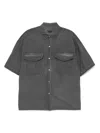 Izzue Short-sleeved Shirt In Gray