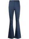 Izzue Side-stripe High-waisted Leggings In Blue