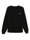 Izzue Slogan-embroidered T-shirt In Black