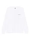 Izzue Slogan-embroidered T-shirt In White
