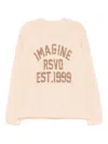 Izzue Slogan-intarsia Jumper In Neutral