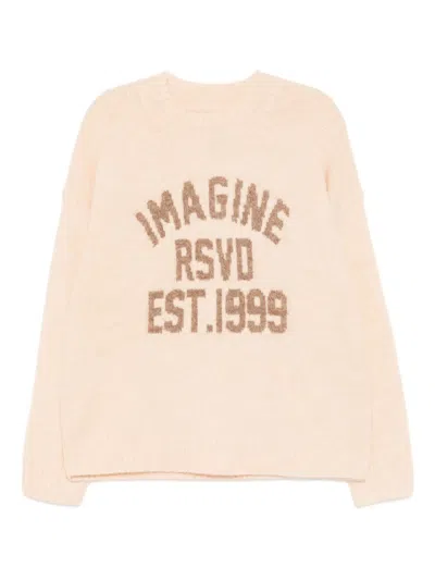 Izzue Slogan-intarsia Jumper In Neutral