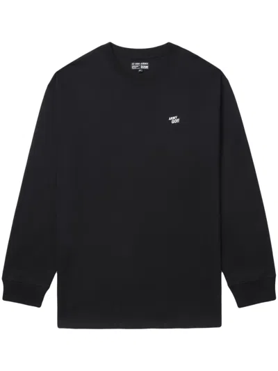 Izzue Slogan-print Cotton Sweatshirt In Grau