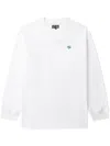 Izzue Slogan-print Cotton Sweatshirt In Weiss