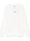 Izzue Slogan-print Sweatshirt In White