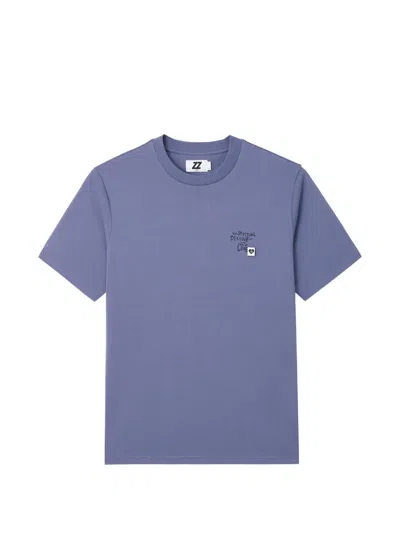 Izzue Slogan-print T-shirt In Blue