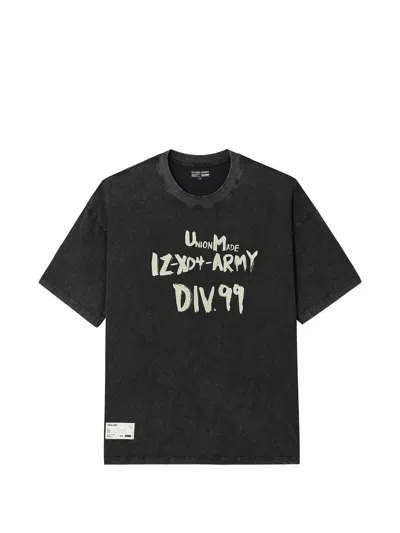 Izzue Slogan-print T-shirt In Blue