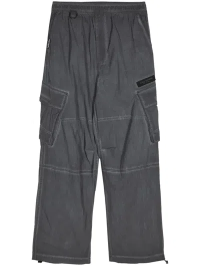 Izzue Straight-leg Cargo Trousers In 灰色
