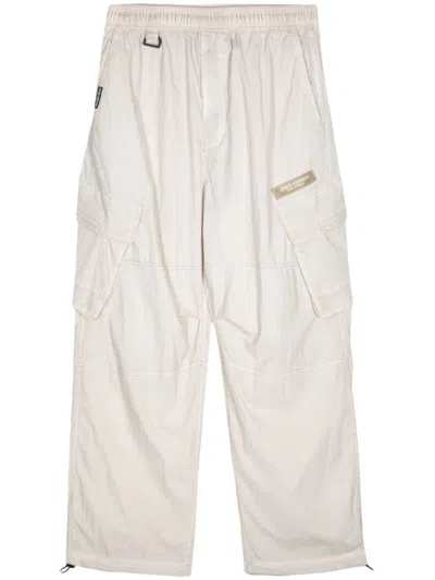 Izzue Straight-leg Cargo Trousers In Neutrals