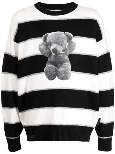 Izzue Striped Crew-neck Jumper In Mehrfarbig