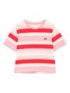 Izzue Striped Logo T-shirt