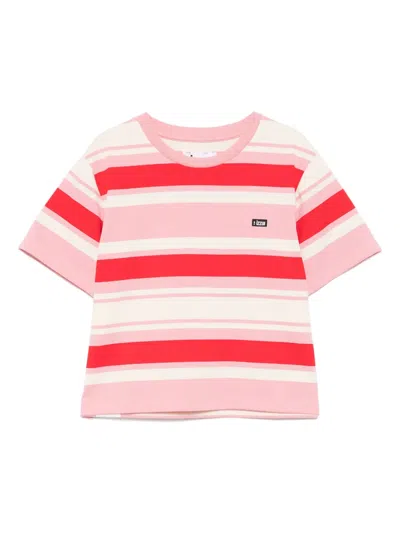 Izzue Striped Logo T-shirt