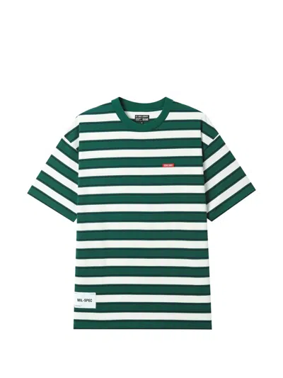 Izzue Striped T-shirt In Green