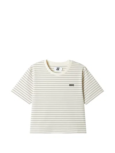 Izzue Striped T-shirt In White