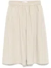 Izzue Tailored Shorts In Neutrals