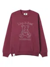 Izzue Teddy-embroidered Sweatshirt In Red