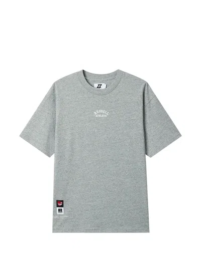 Izzue Text Print T-shirt In Gray