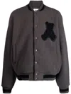 Izzue Zweifarbige Bomberjacke In Grey
