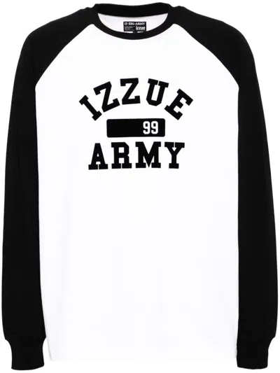 Izzue Varsity Style Tee In Black
