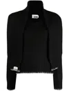 Izzue Whipstitch-trim Layered Jumper In Black