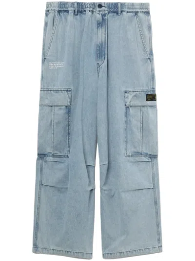 Izzue Wide-leg Jeans In Blau