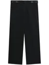 Izzue Wide-leg Trousers In Schwarz