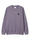Izzue X Alpha Industries Logo-patch Sweatshirt In Purple