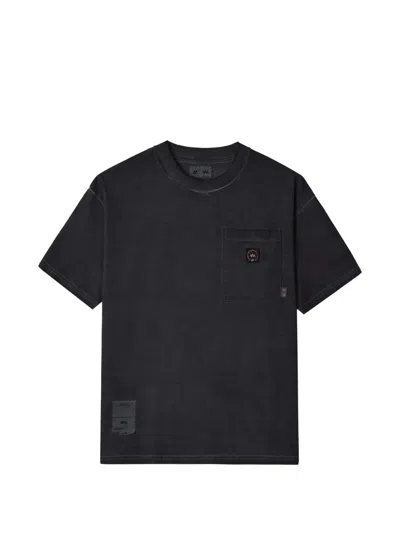 Izzue X Alpha Industries Patch-pocket T-shirt In Black