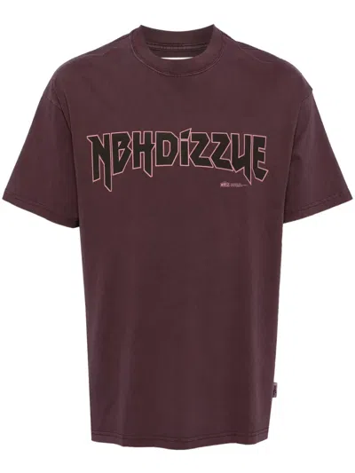 Izzue X Neighborhood Cotton T-shirt In Purple