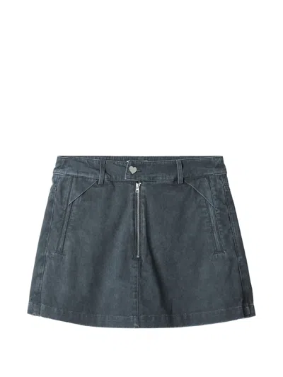 Izzue Zip-detail Skorts In Blue