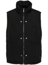 Izzue Zip Fastening Gilet In Black