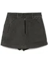 Izzue Zip Fastening Pocket Short In Black