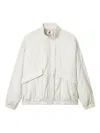 Izzue Zip-front Pocket Jacket In White