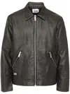 Izzue Zip-up Jacket In Black
